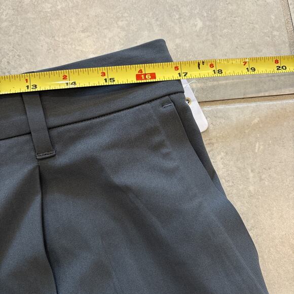 Rhone High Rise Pleated Commuter Pants Women’s Size 14 Short Gray Stretch NWT - Picture 9 of 11